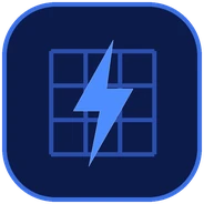 GridBrief by East Bay Services Group mark: lightning bolt over a grid